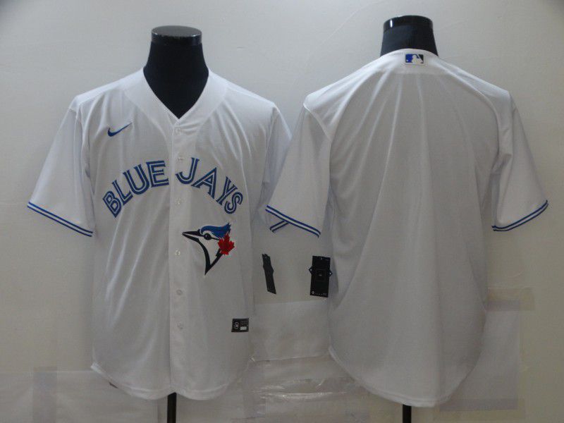 Men Toronto Blue Jays Blank White Game Nike MLB Jerseys->toronto blue jays->MLB Jersey